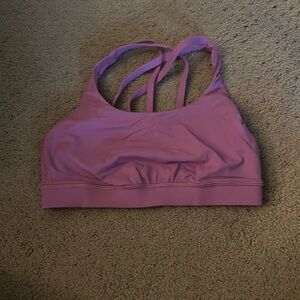 LULULEMON energy sports bra pink